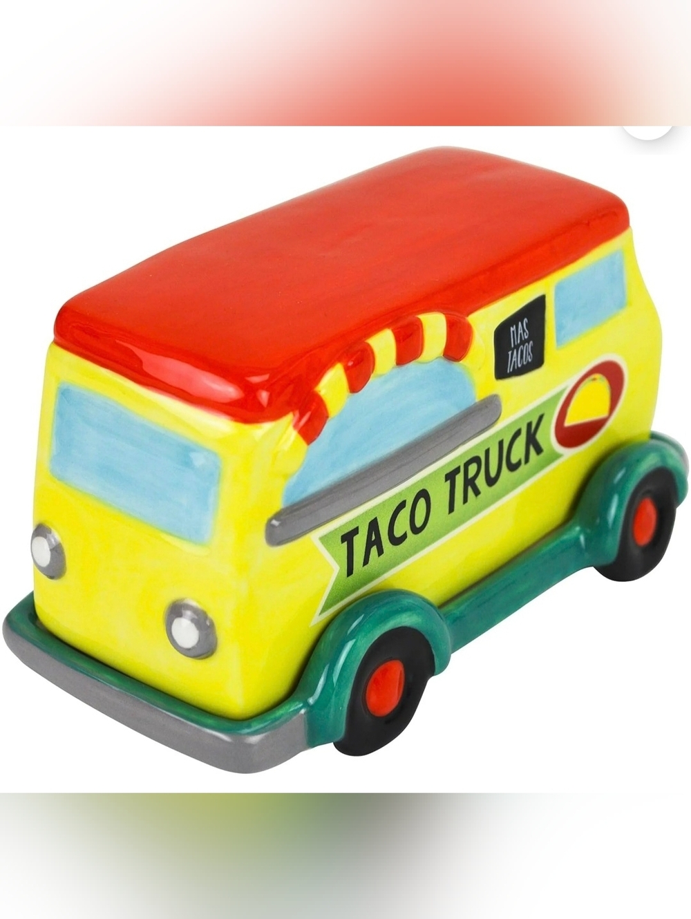 Taco Truck Covered Butter Dish